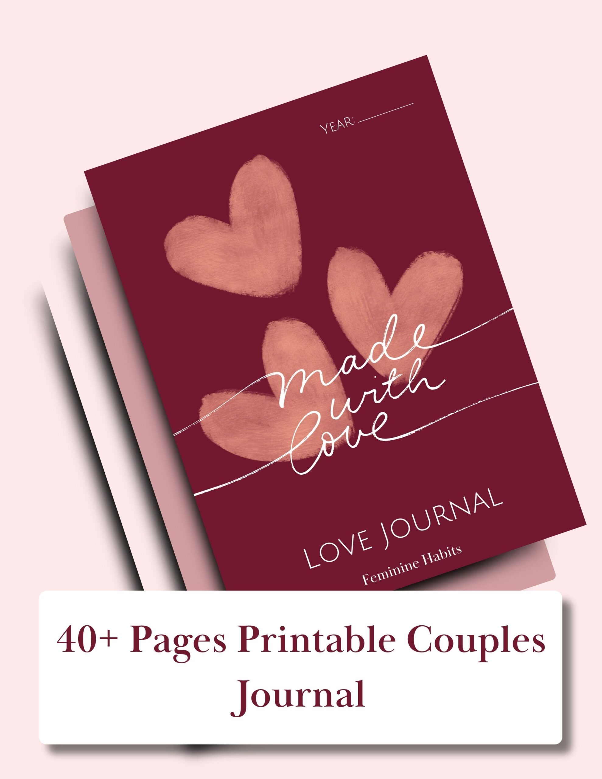 Couples Love Journal cover